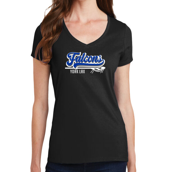 Ladies V-Neck Short Sleeve Thumbnail