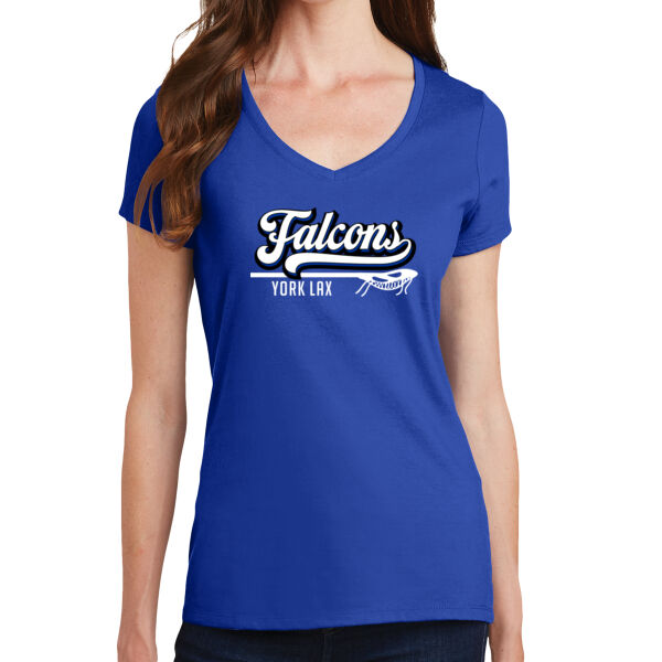 Ladies V-Neck Short Sleeve Thumbnail